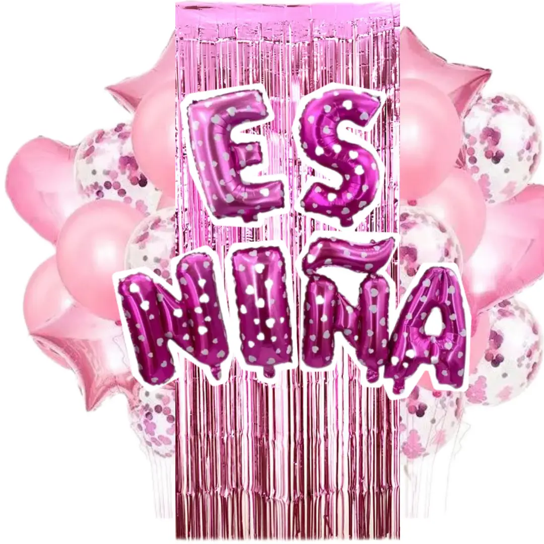 Kit Set De Decoración Es Niña