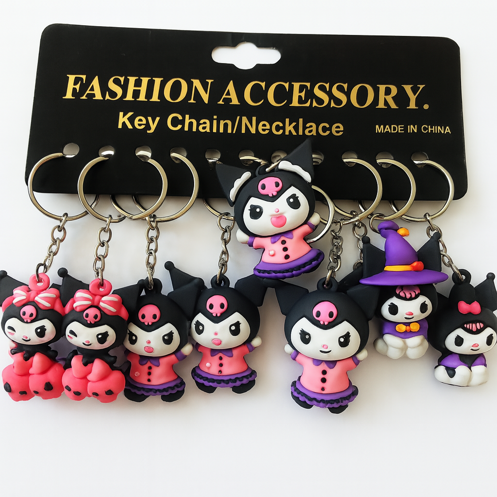 Pack 12 Llaveros Kuromi