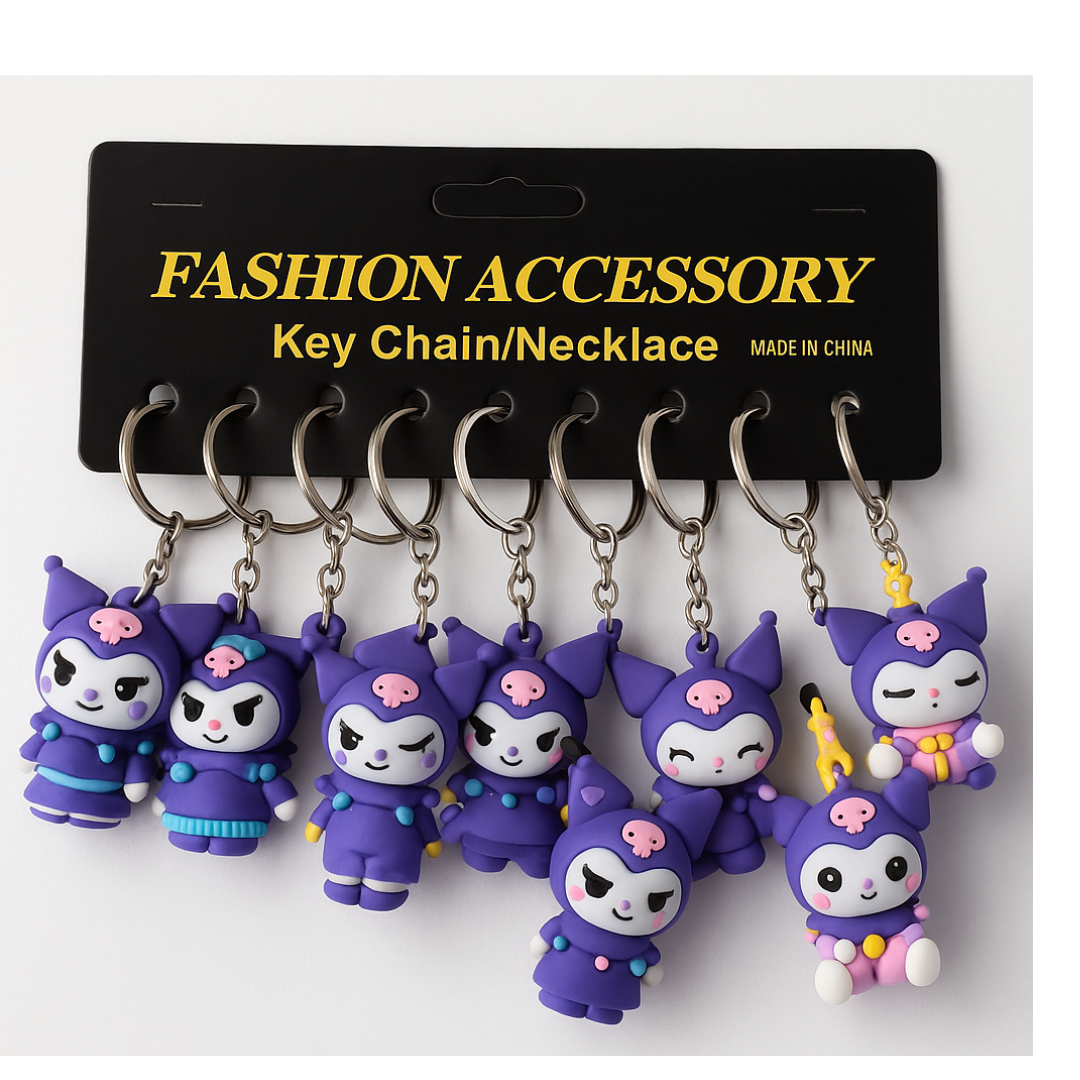 Pack 12 Llaveros Kuromi