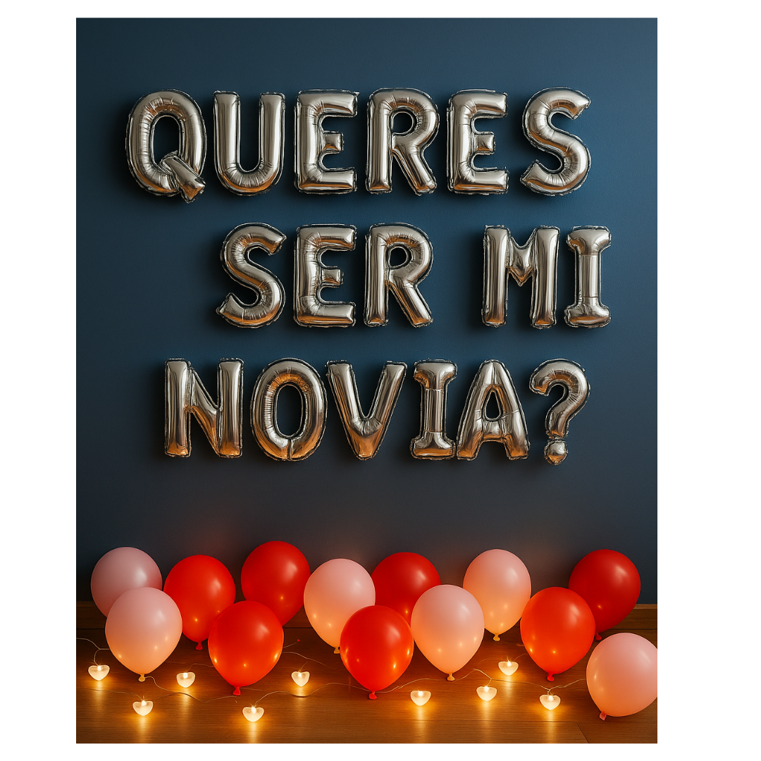 Globos Queres Ser mi Novia