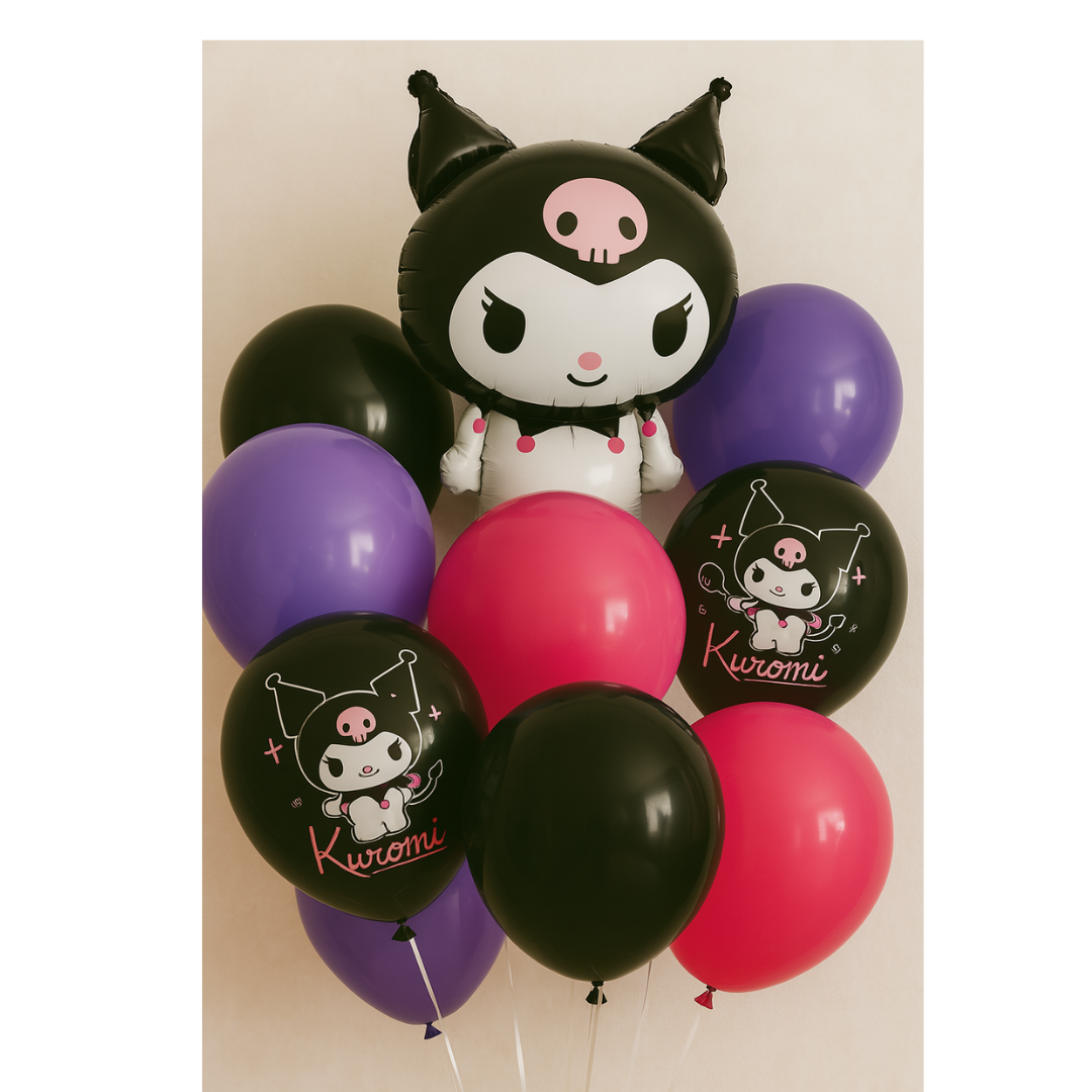 Set De Globos Kuromi