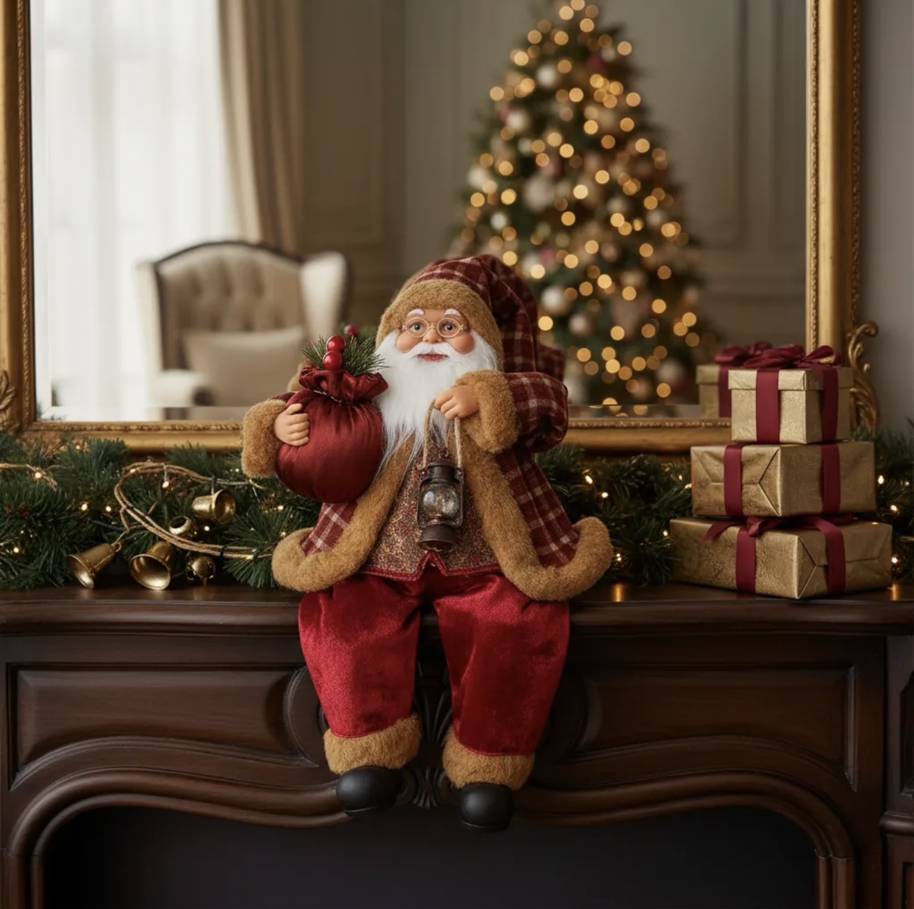 Papá Noel sentado