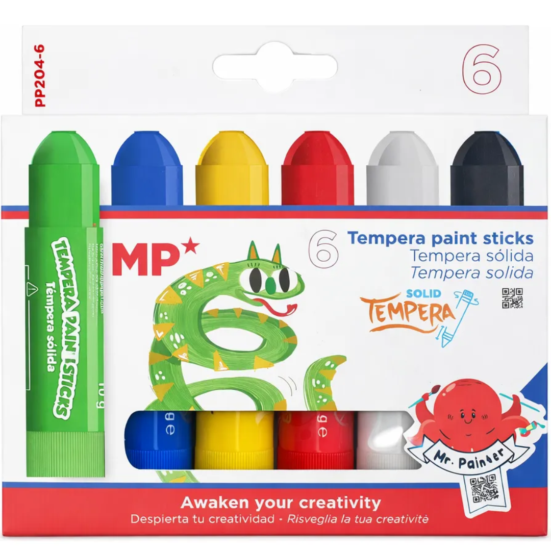 Tempera Sólida Colores Primarios