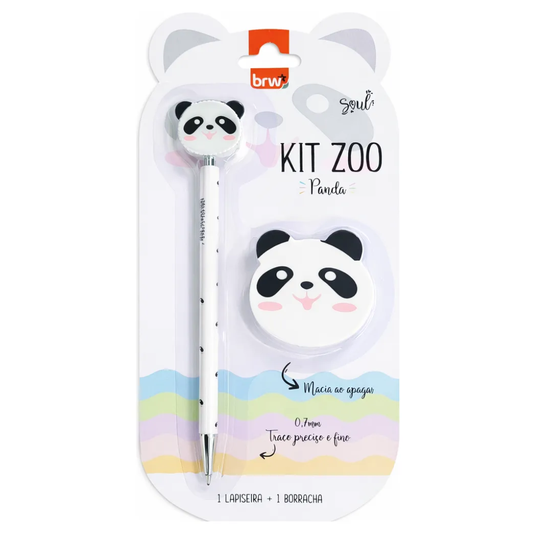 Kit Zoo Lápiz Mecánico + 2 Gomas