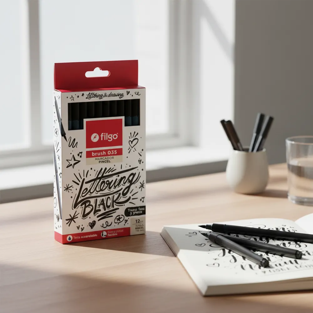 Marcador Punta Pincel Brush