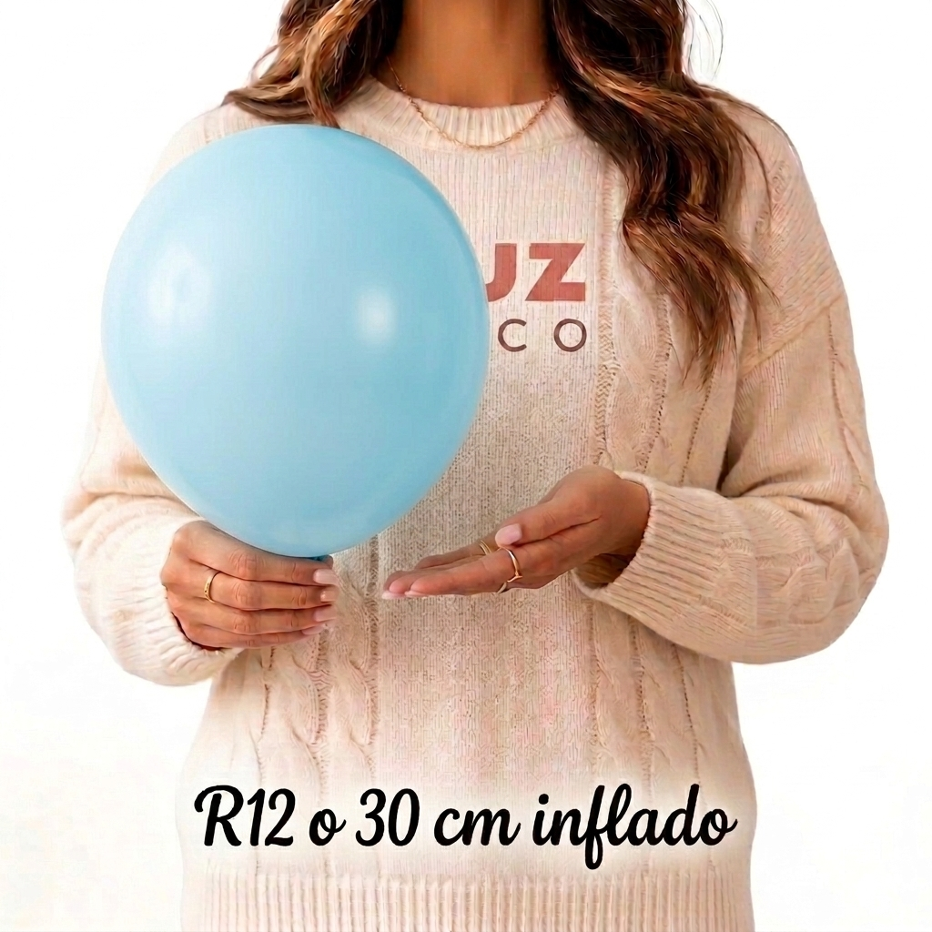 Globo de Latex R12 x 25Und Colores Pastel