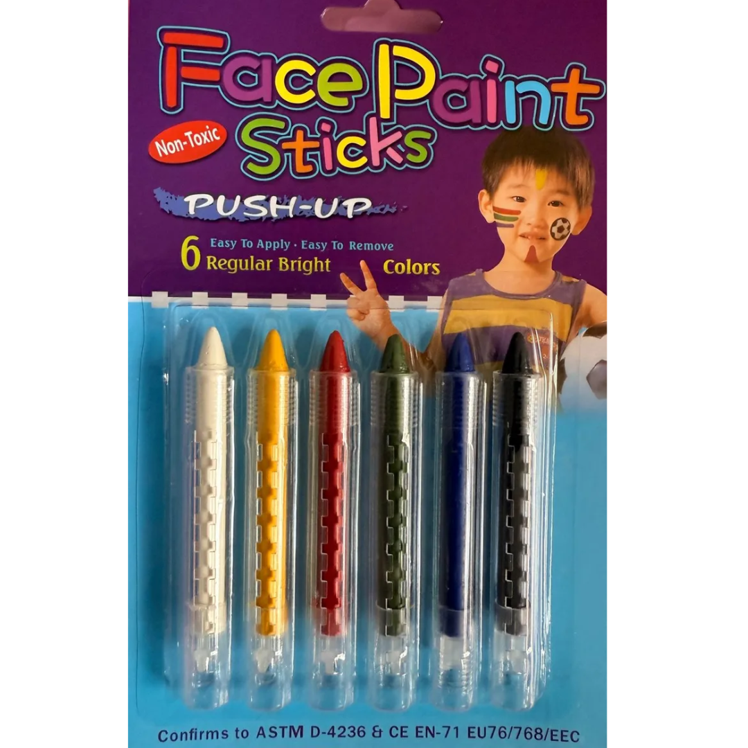 Pintura Cara Y Cuerpo 6 Colores