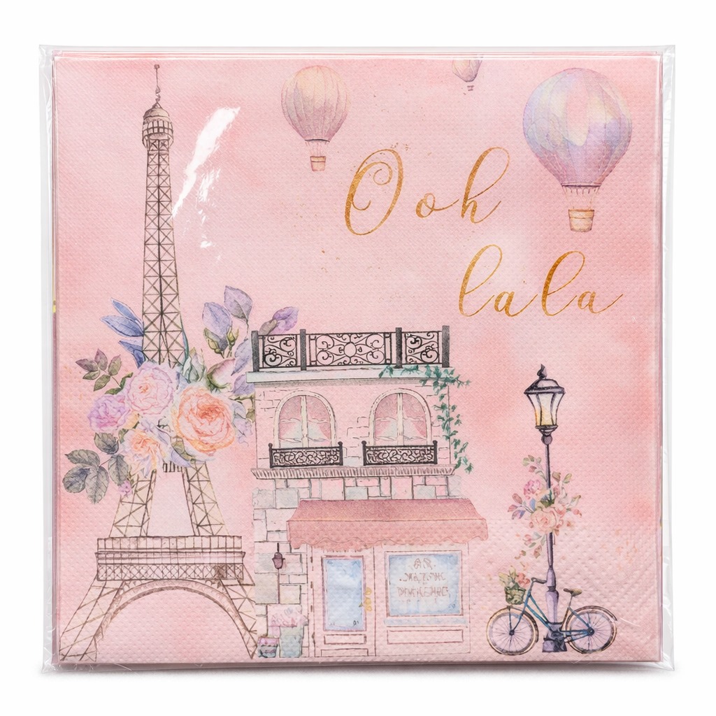 Servilletas de Paris Oh La La