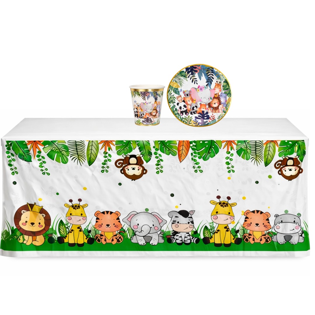 Set Decoración Animalitos De La Selva