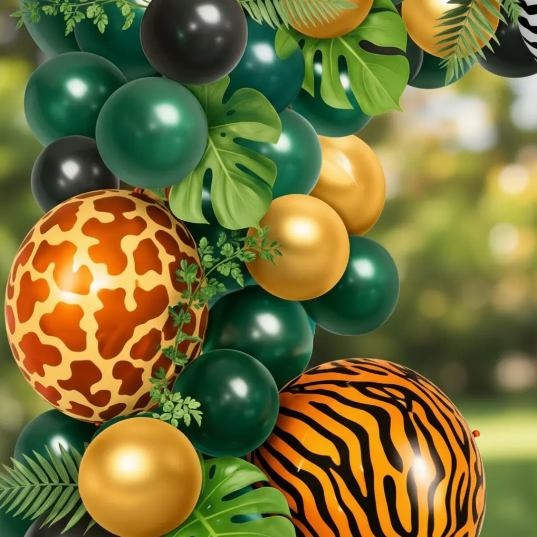 Set Globos Decoración De Selva - Imagen 3