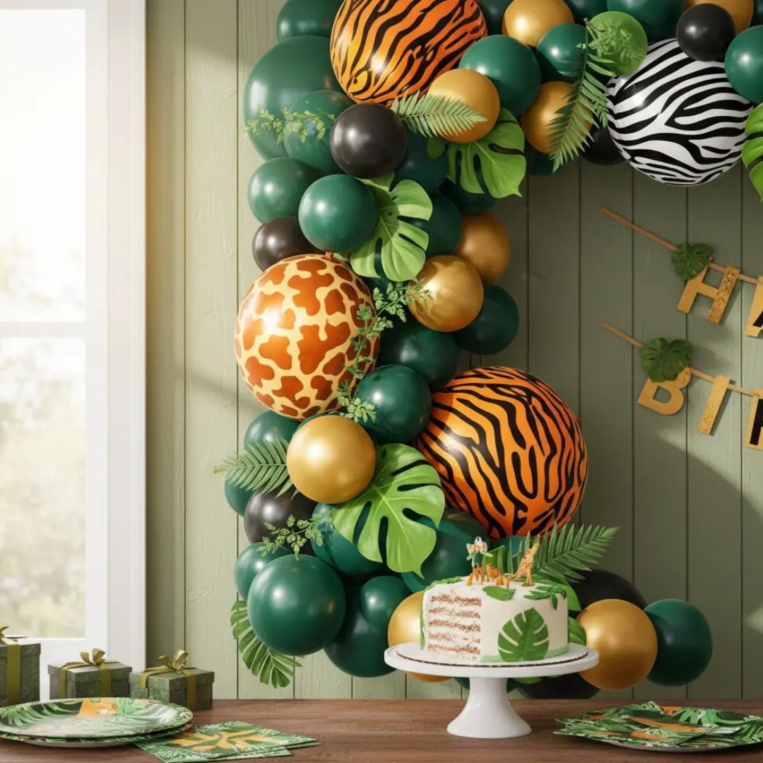 Set Globos Decoración De Selva - Imagen 5