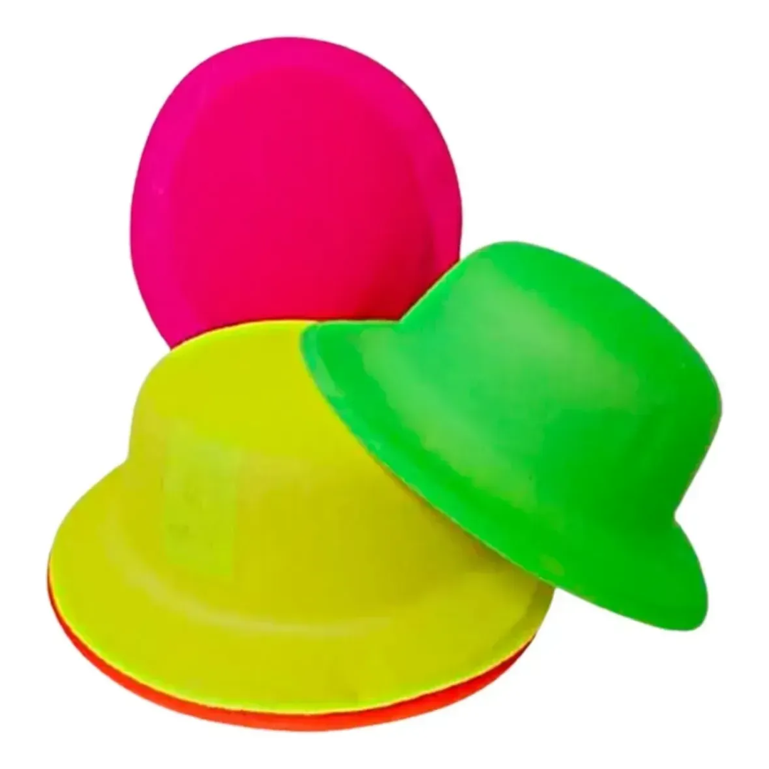 Combo Gorro Bombín Fluo X 12