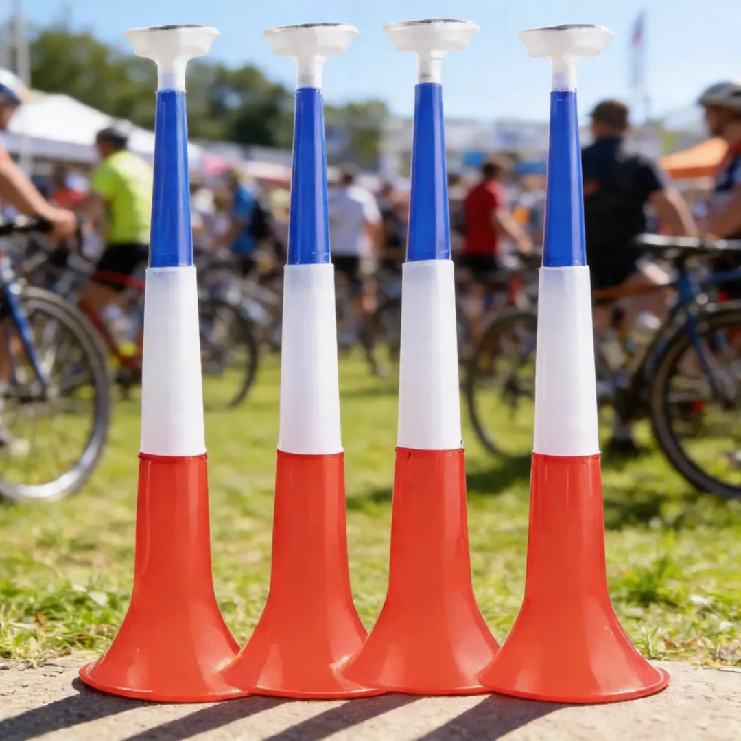 Cornetas Plásticas 60cm De Nacional x4