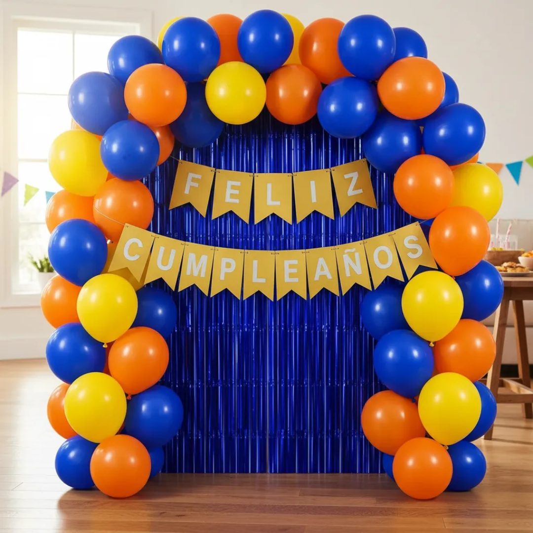 Kit Set De Globos Y Feliz Cumpleaños 32 Piezas - Imagen 3