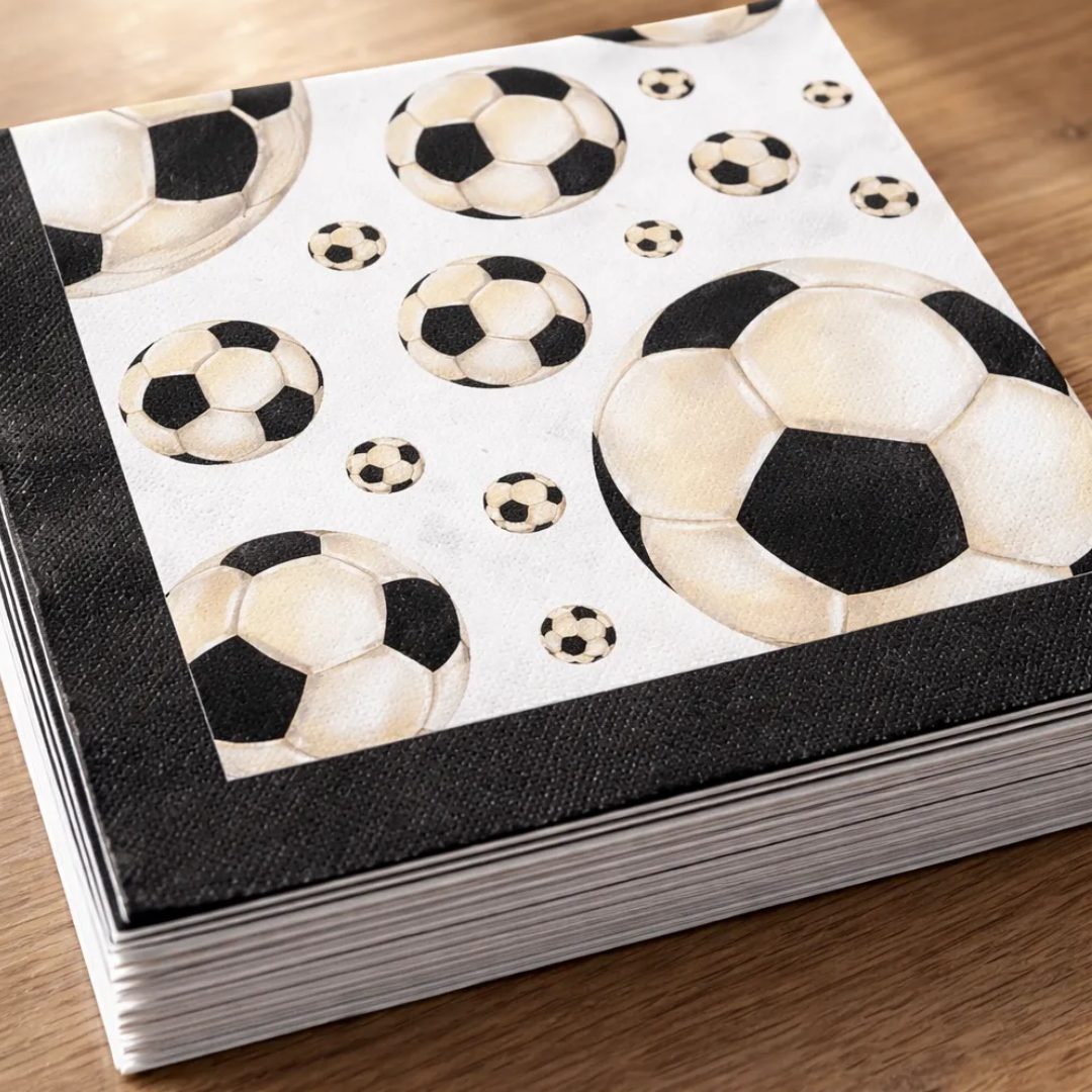 Set Servilletas De Papel Futbol x20