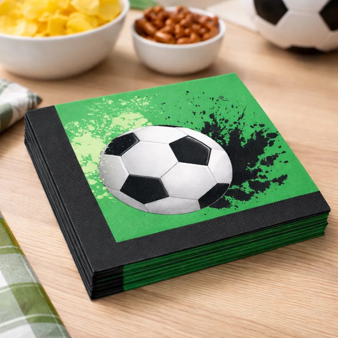 Set Servilletas De Papel Futbol x20