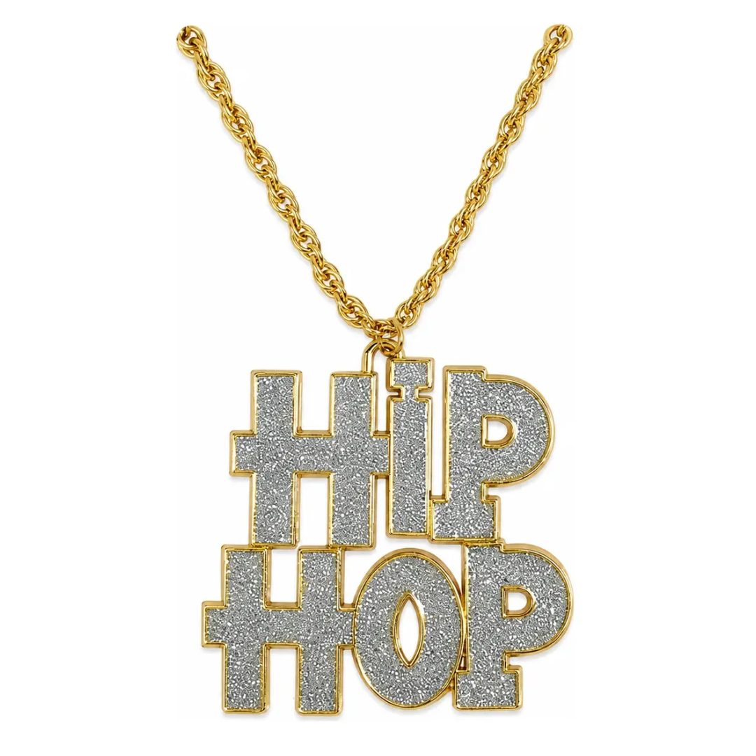 Collar Dorado De Hip Hop Para Nostalgia