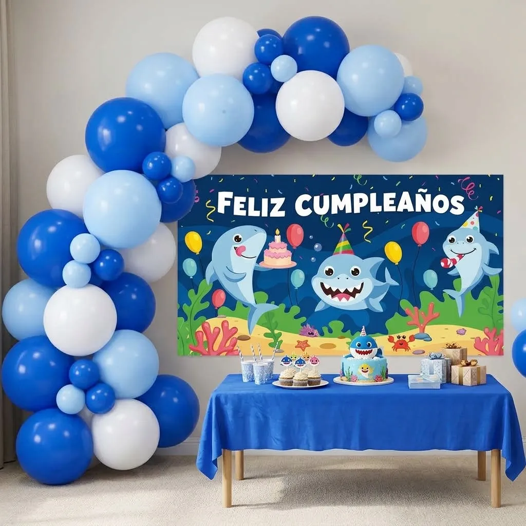 Kit Decoración Baby Shark