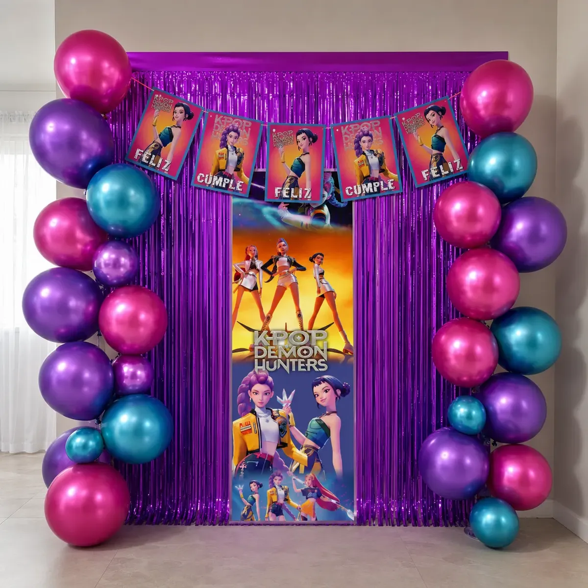 Kit De Globos Guerreras Kpop