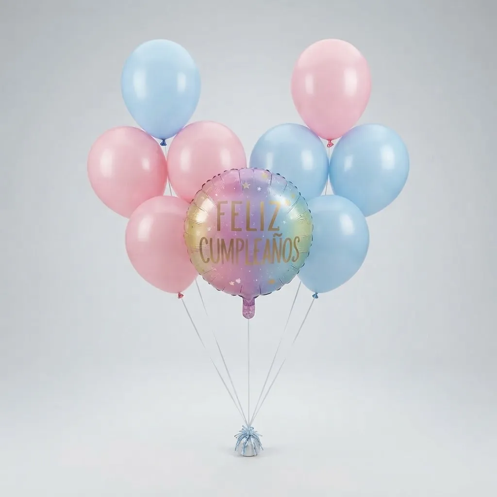 Set De Globos Y Decoracion Tornasol