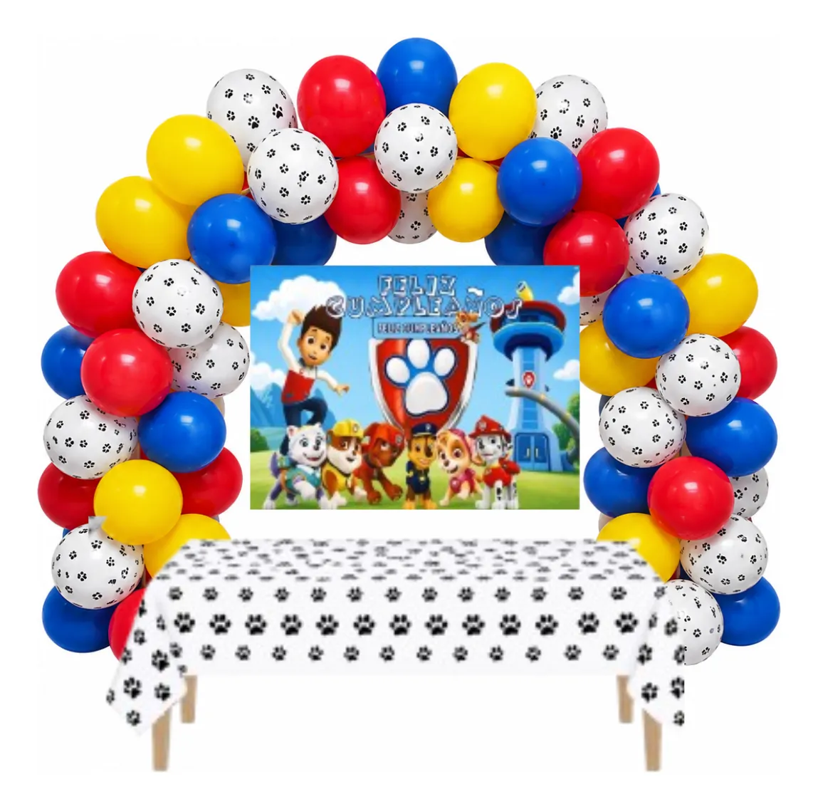 Kit Decoración Globos Paw Patrol