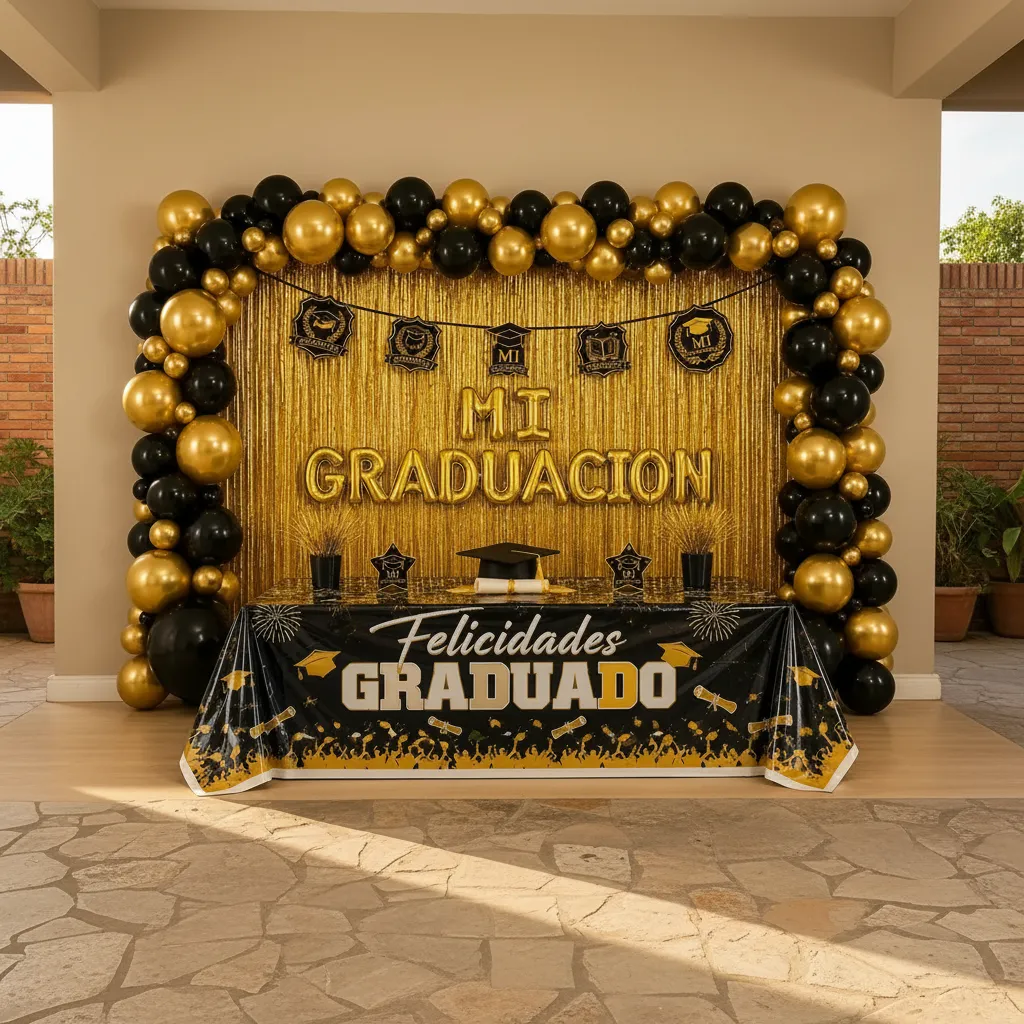 Set Decoracion Y Globos De Graduacion