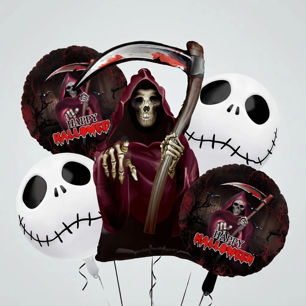 Set De Globos Halloween La Parka