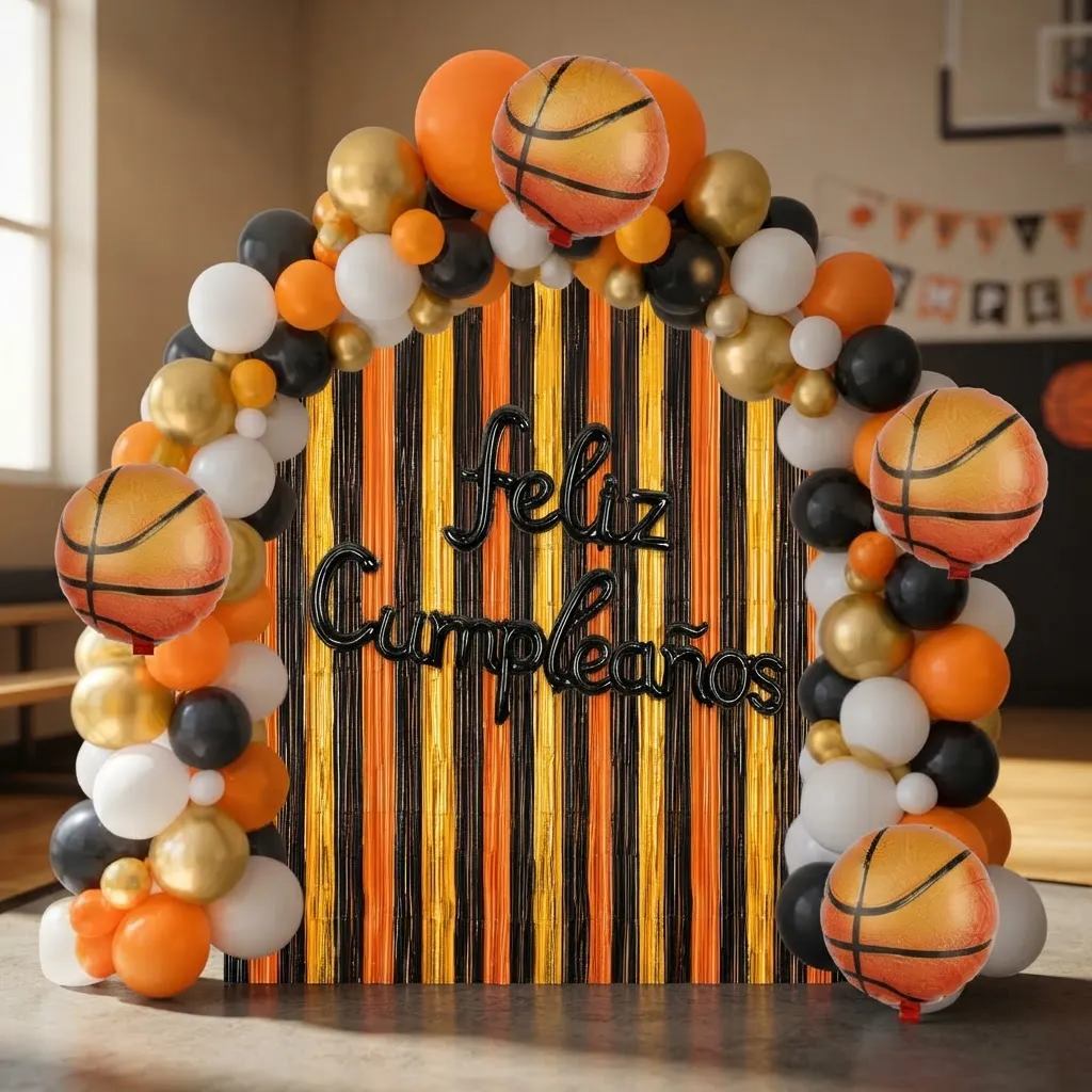 Set De Cumpleaños Basquet - Imagen 3