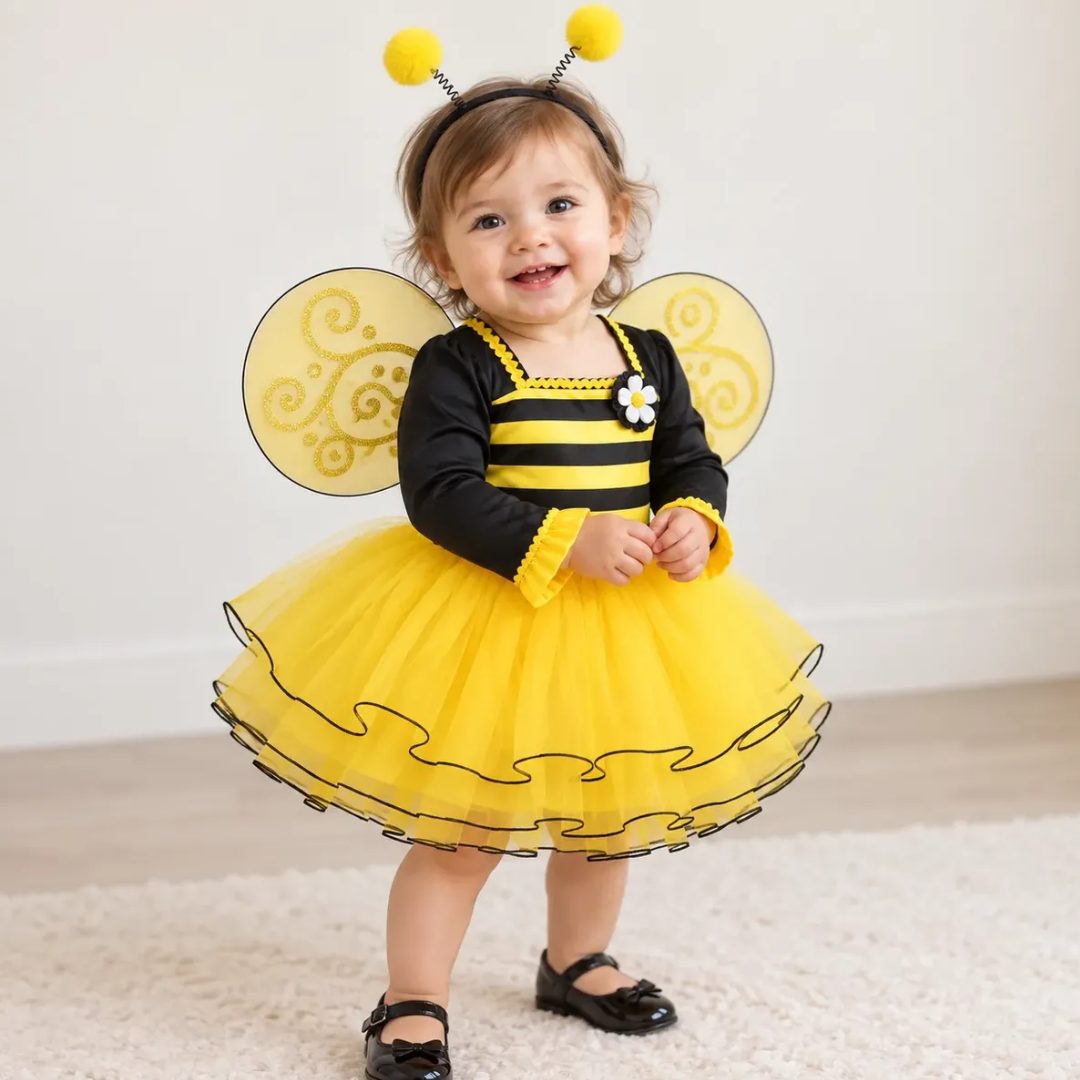 Disfraz De Abejita Tutu + Accesorios